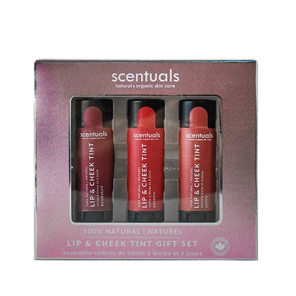 NWT SCENTUALS Lip & Cheek Tint Gift Set - Picture 1 of 2